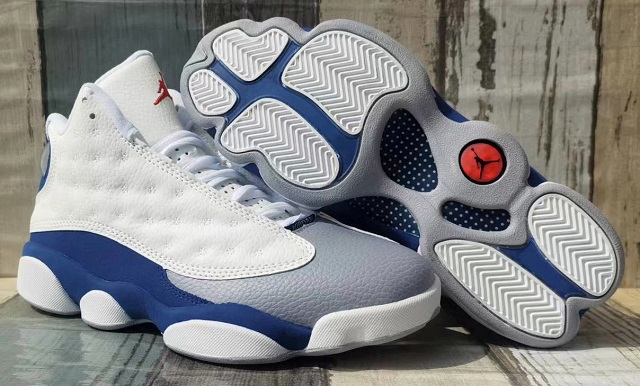 Air Jordan 13 Retro French Blue - Click Image to Close